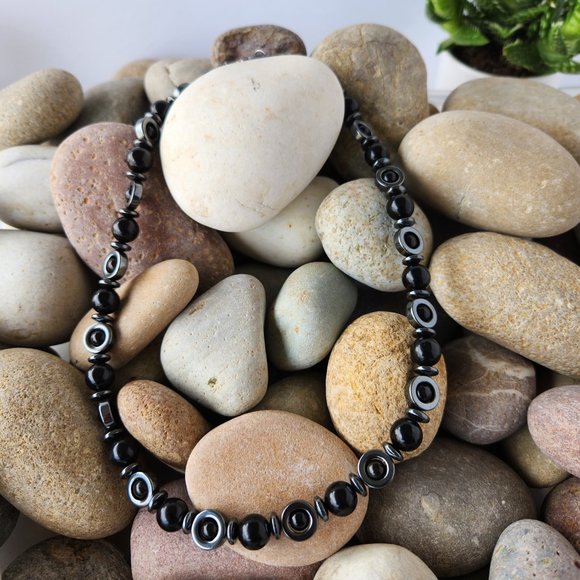 Black Onyx Icarus 1C Necklace by Heart and Stone Co - Picture 3 of 3